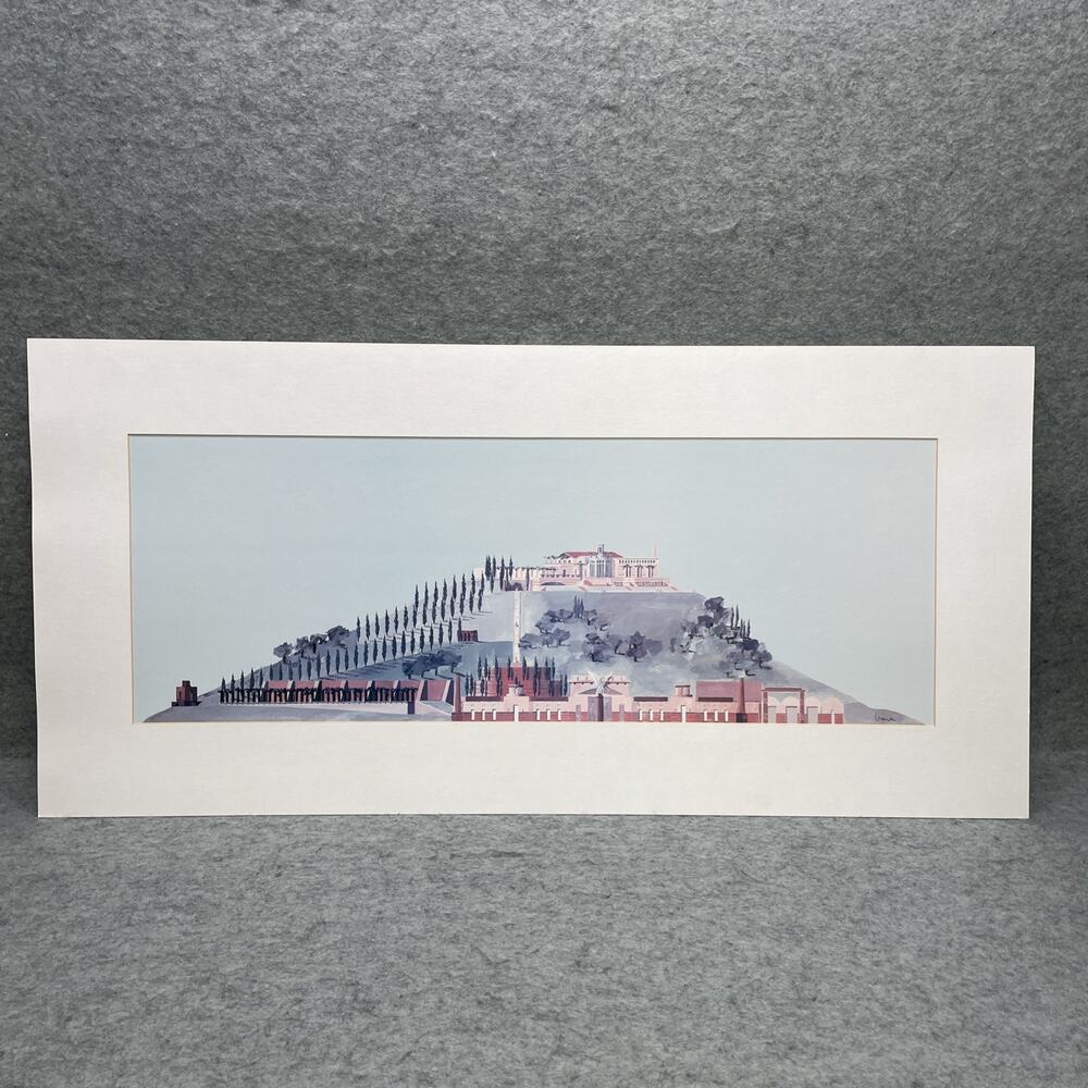 Michael Graves San Juan Capistrano Library‎ Architectural Series 1 of 2 Print